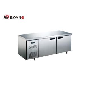 Commercial Undercounter Refrigerator Freezer 2 Door Self - Closing Energy Saving