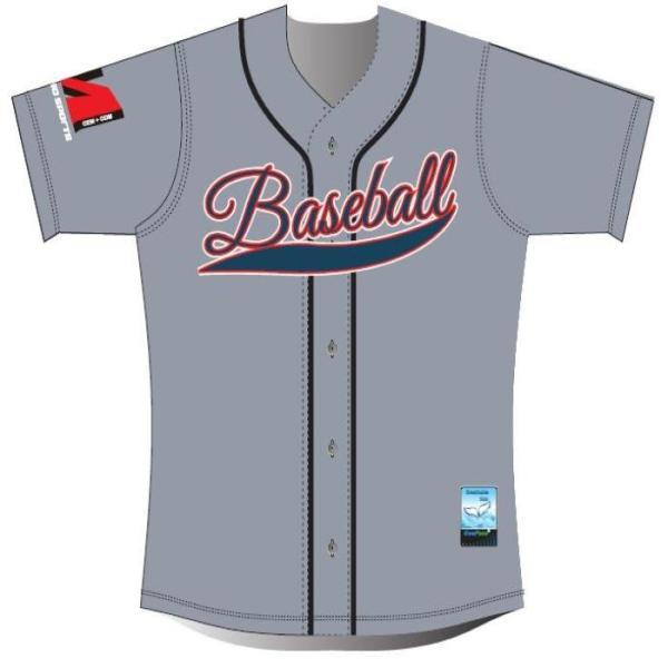 Quality Sublimated Baseball Teamwear Jerseys Quick Drying Chest Width 53cm For Mens wholesale