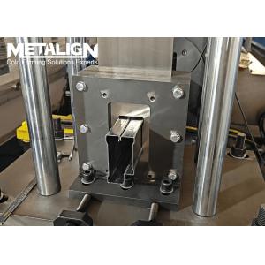 Step Beam Roll Forming Machine With Ribbed Profile Precision Clean Notch Cut