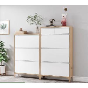 China Simple Multi-Layer Large-Capacity Steel Tip-Type Shoe Storage Cabinet For Home Entrance, Exterior Door, Elevator Aisle on sale