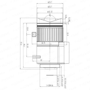 DC Varifocal AHD CS Mount 2.8-12mm Auto Iris Lenses
