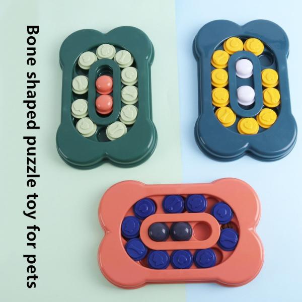 Pet Products Amazon New Bone Type Pet Puzzle Feeding Toys Dog Puzzle Toys