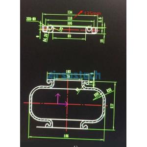 1H5081 Customizable Air Bag GART ARI.275 Single Type Suspension Air Spring