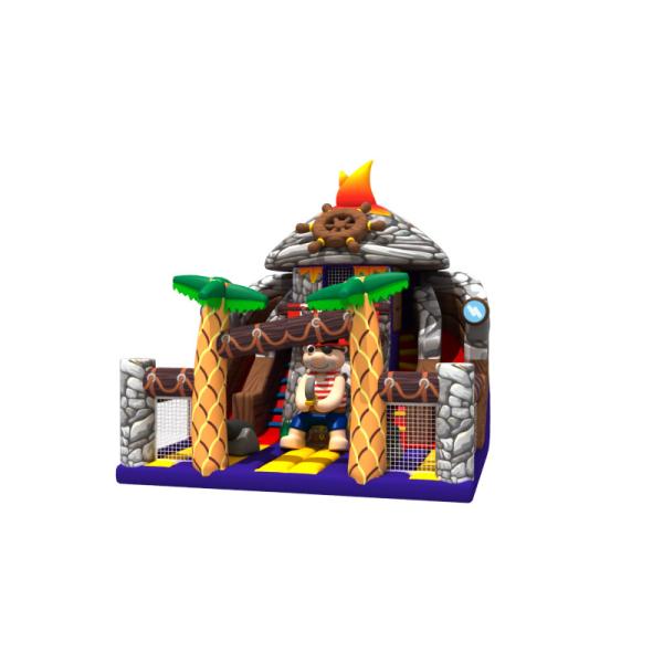 Quality Pirate Themed 6x7.5x6m Commercial Inflatable Water Slides wholesale
