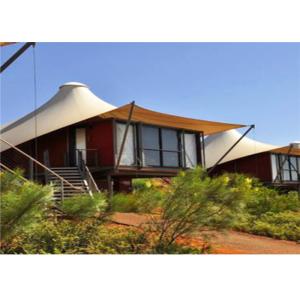 Prefabricated Luxury Glamping Hotel Tent High Strength Q235 Steel Frame