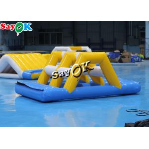 Water Trampoline Toys 3x2x1mH Small Inflatable Water Toys Obstacle Course Sport
