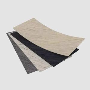 Safe 3/4mm Clay Slate Wall Tiles Soft Flexible Soft Exterior With Modern