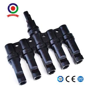 China Solar Panel T Branch PV Connectors Male Female Adapter Cable For Solar Panel on sale