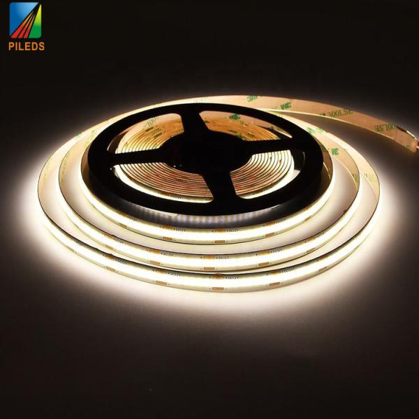 480leds COB LED Flexible Strip Lights Ra90 8mm 12v 24v With 120 Degree Beam Angle