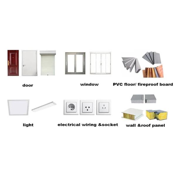 Slope Roof Design Folding Container Home Cast Steel Connecting Angle Pieces Steel Plate Service Life More Than 15years