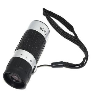 China 7x18 Golf Distance Scope Monocular 163m / 489ft Black Silver on sale
