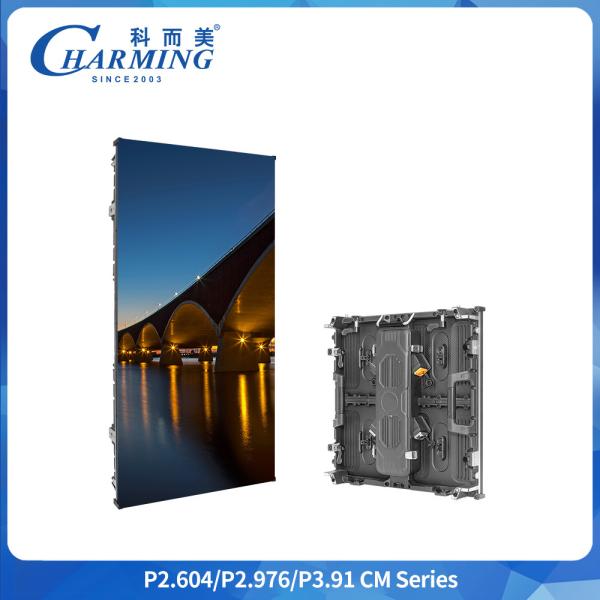 Quality Outdoor LED Display P2.604 IP65 500x1000mm RGB  Rental screen virous shapes wholesale