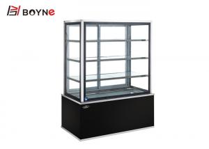 Cheap Floor Standing Straight Bread Display Counter 4 Layer Marble Base High Efficiency for sale