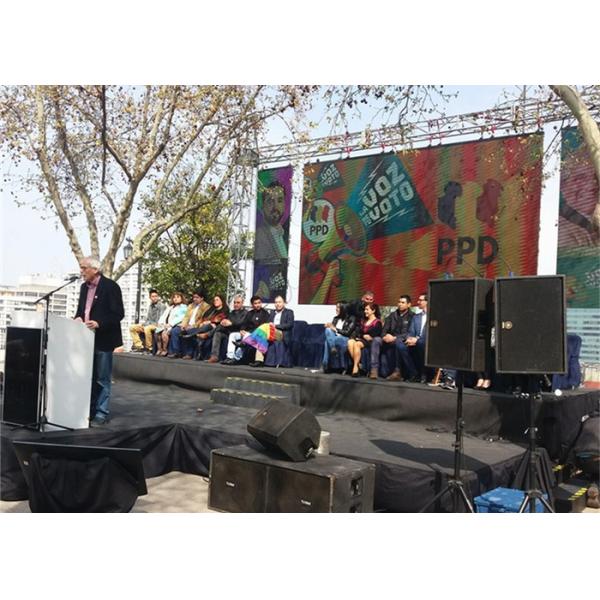 Quality full color P5.95 Outdoor stage background led screen Panel 500x1000mm wholesale