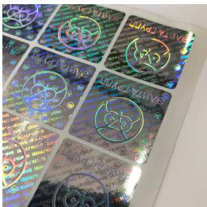 Customized 3D Holographic Labels Warranty Void Security Hologram Stickers