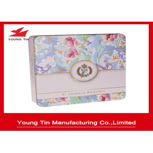Quality Empty Biscuits Packaging Square Metal Tins wholesale