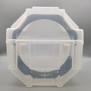 8 Inch Transparent Wafer Shipping Box For Transport And Storage With Low Gas