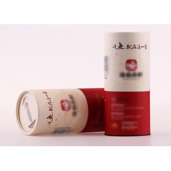 OEM / ODM Paper Cans Packaging Round Cylinder Boxes For Tissue Packaging