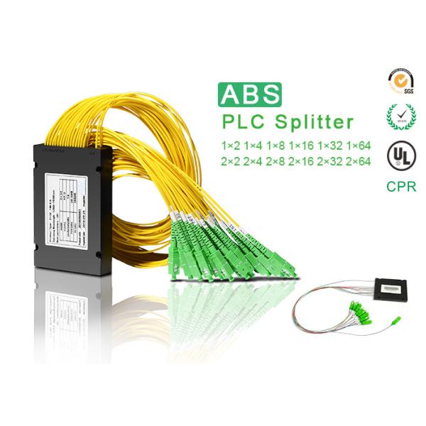 Quality 1x16 ABS PLC splitter with SC APC connector Optical Fiber Splitter ABS box wholesale