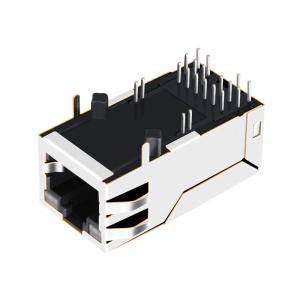 56F-1801DDD2NL 2.5G BASE-T POE+ 1X1 Port RJ45 MagJack 16pin Tab UP With Leds
