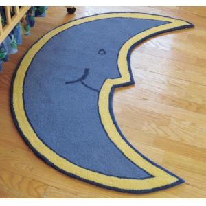Cheap Cartoon Moon lovely Handtufted Acrylic Children Carpet and Rug Mat for sale
