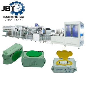 Cheap Automated PLC Control Wet Wipes Making Machine for Customized Cuts and Stacks for sale