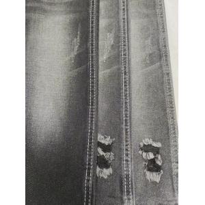 TWILL Non-Stretch 9.4oz Denim Fabric BLACK/BLACK With 10*10 Construction For