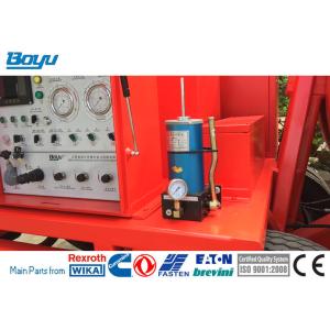 Tension Stringing Equipment Hydraulic Tensioner 1500mm Bull-wheel Diameter