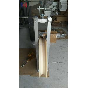 27 - 50KG OPGW Stringing Equipment Cable Stringing Block Nylon Sheave