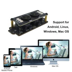 1080p USB Infrared Camera Module Machine Vision Binocular Synchronous Camera