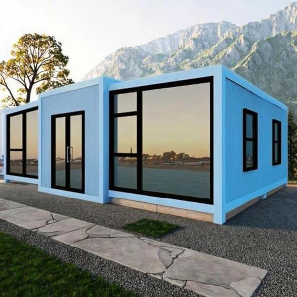 Quality Expandable Container House with Customizable Design and Rock Wool Sandwich Panel wholesale