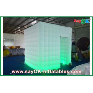 Inflatable Cube Tent 2.4 X 2.4 X 2.5M Inflatable Photobooth Kiosk For Events
