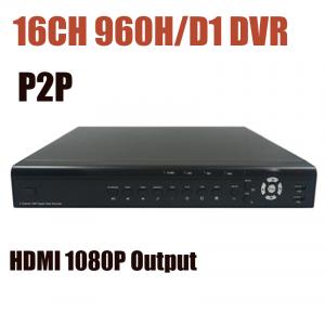 China H.264 Standalone CCTV DVR 16 Channel Full 960H D1 High quality Video Surveillance 16CH 1080P ooutput P2P DVR Recorder on sale