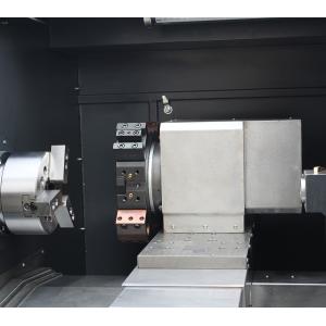 FTL400 Tailstock Flat Bed Cnc Lathe GSK Fanuc Control With Linear Guideway