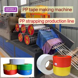 PP Strap Making Machine 5mm Single/Twin Screw PP Strap Production Line with PLC