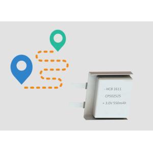 Cheap 366Wh/Kg 550mah CP502525 Lithium Pouch Cell For GPS Smart Home for sale