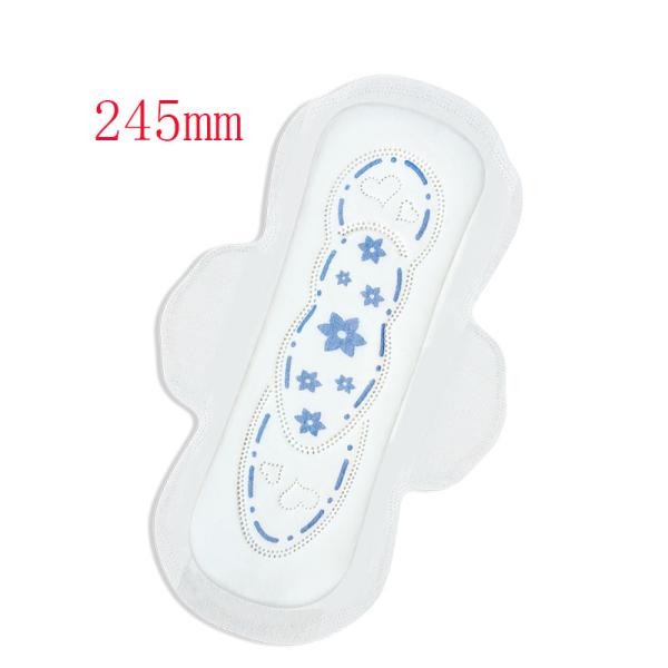 Soft Absorbent Fragrance Free Disposable Sanitary Napkins With Wings