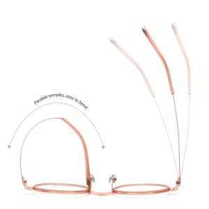 Multi layer coating Optical Eyeglasses Titanium Acetate Alloy For Eye Protection