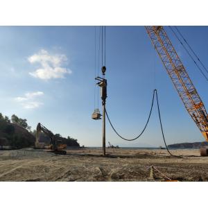 Electric Bottom Feeding Stone Column Pile Driver Vibration Replacement