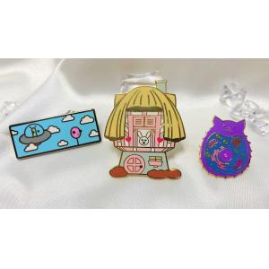 Black Skull Custom Lapel Pins Ename Metal Clothes Pins 1.5in - 2.5in