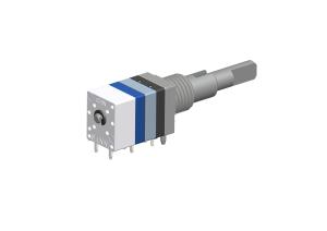China Double Shaft Integrated Absolute Rotary Encoder Potentiometer With Rotary Switch on sale