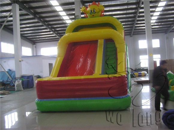 popular used commercial cheap inflatable slide