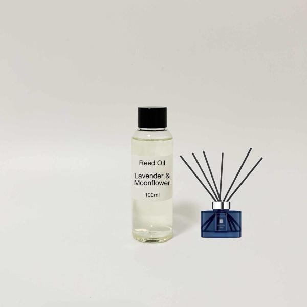 Quality Lavender&Moonflower Reed Diffuser Fragrance Oil 100ml Refill Oil Ready to Use wholesale