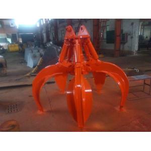 Swing Excavator Rotating Grapple for 3-6 Ton Rock Grapple/wood Grapple Black and