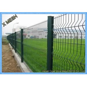 Galvanized Wire Mesh 3D Security Curved Metal Fence Flexible And Durable PVC