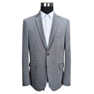 Custom Size Mens Grey Knit Blazer Adults Casual Business Person ODM
