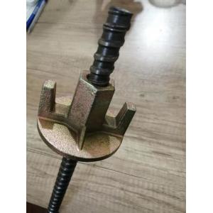 Galvanized 17mm Scaffolding Tie Rod 200kN Tensile Strength