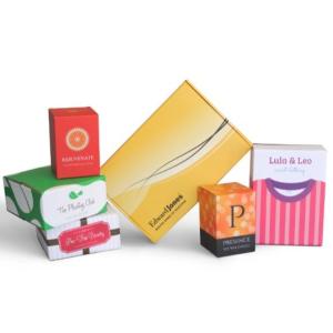 Foldable Gift Printed Corrugated Boxes With Matte Lamination Finish