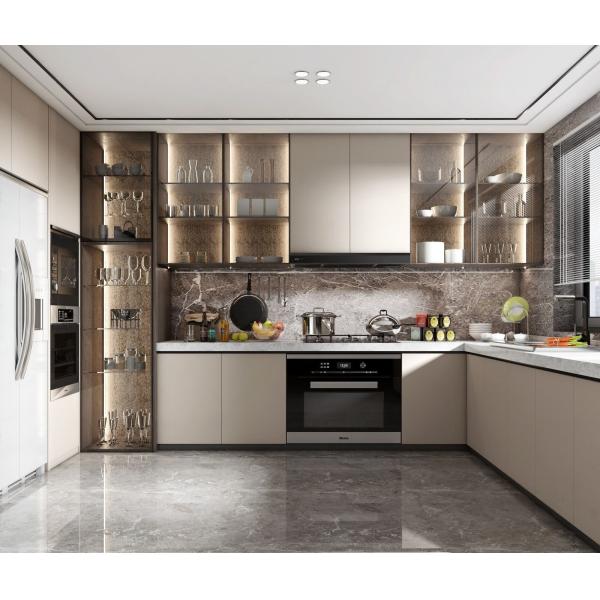 Quality Modern Modular One-Stop Designs Custom Home Furniture For Villa Kitchen Cabinet Set wholesale
