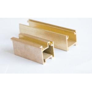 Anodizing Surface C3604 Brass Extrusion Profiles For Furniture